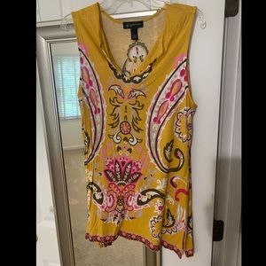 INC Petite Top/Coverup Size petite Large